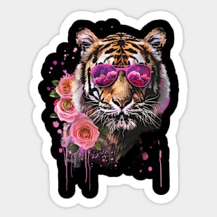 Tiger Color Studies Sticker